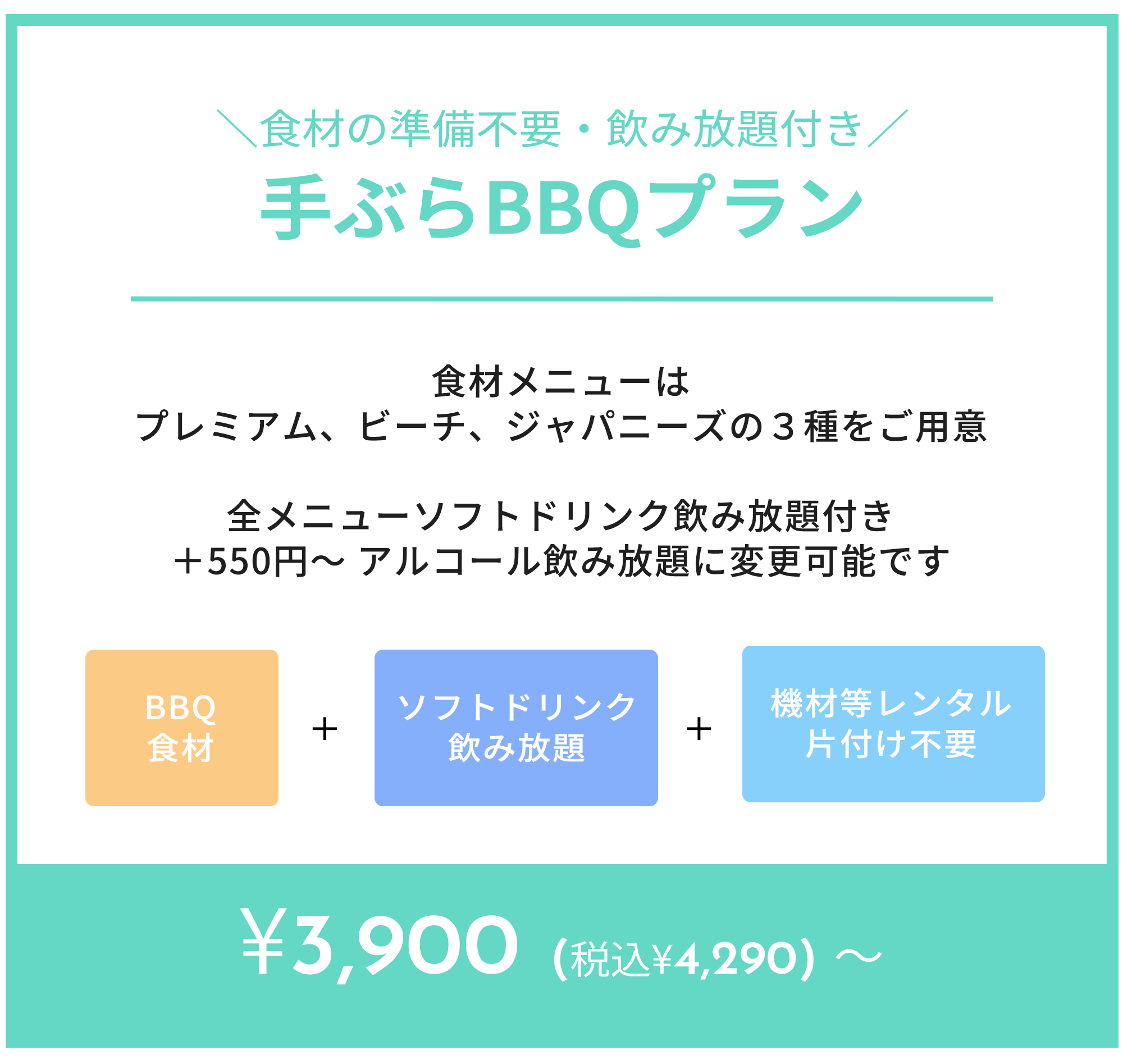 手ぶらBBQ